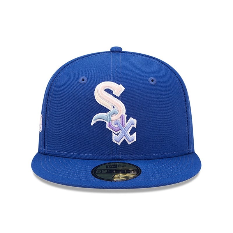 Blue New Era Chicago Sox MLB Nightbreak Team Fitted Cap 59fifty | LFXA49378