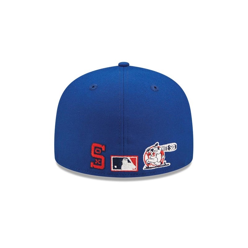 Blue New Era Chicago Sox Team Colour Fitted Cap 59fifty | QFPZ63789