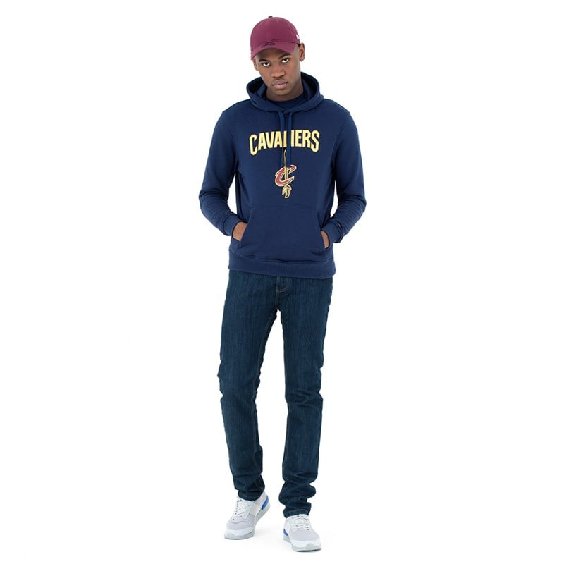 Blue New Era Cleveland Cavaliers Hoodie | STQU54387