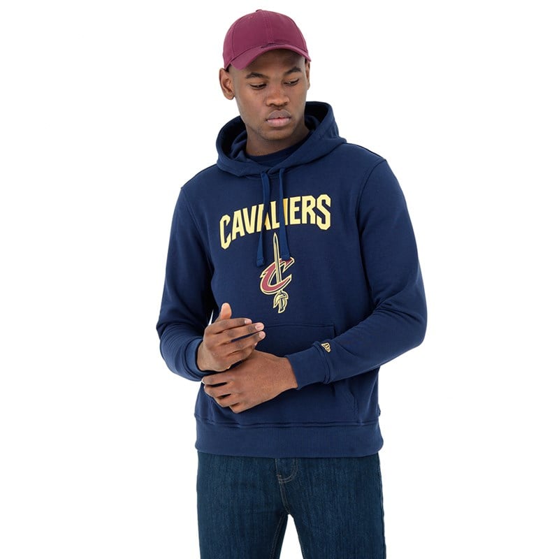 Blue New Era Cleveland Cavaliers Hoodie | STQU54387