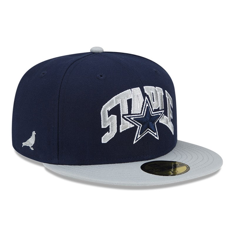 Blue New Era Dallas Cowboys X Staple Fitted Cap 59fifty | LNXD16425