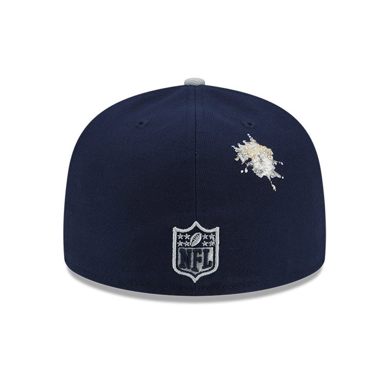 Blue New Era Dallas Cowboys X Staple Fitted Cap 59fifty | LNXD16425