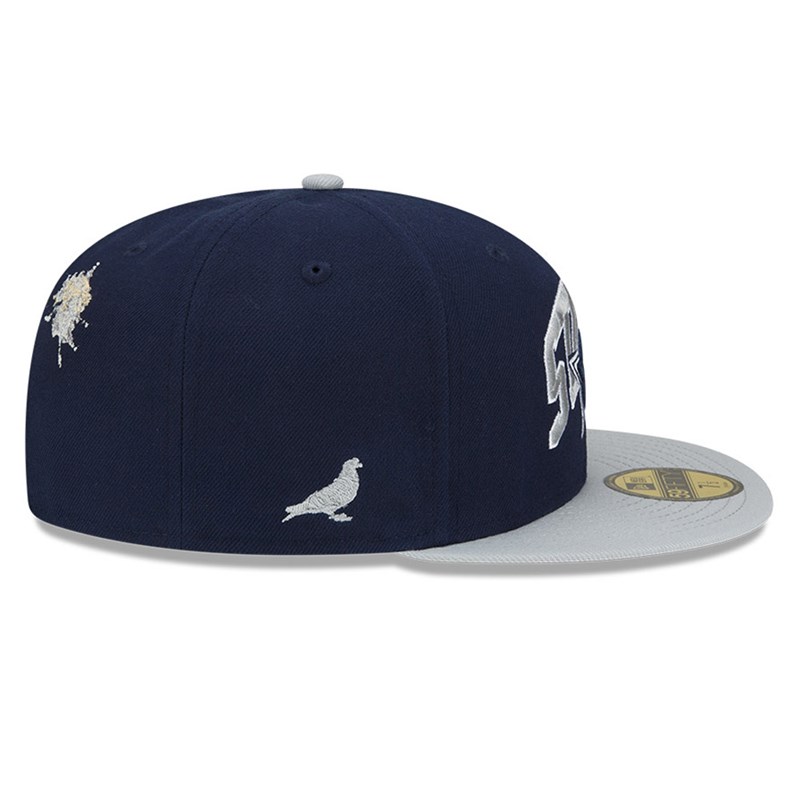 Blue New Era Dallas Cowboys X Staple Fitted Cap 59fifty | LNXD16425