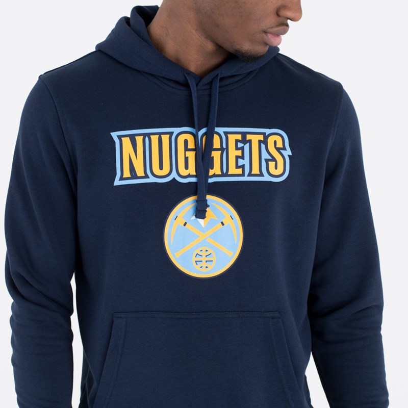 Blue New Era Denver Nuggets Team Logo Hoodie | FROB76835