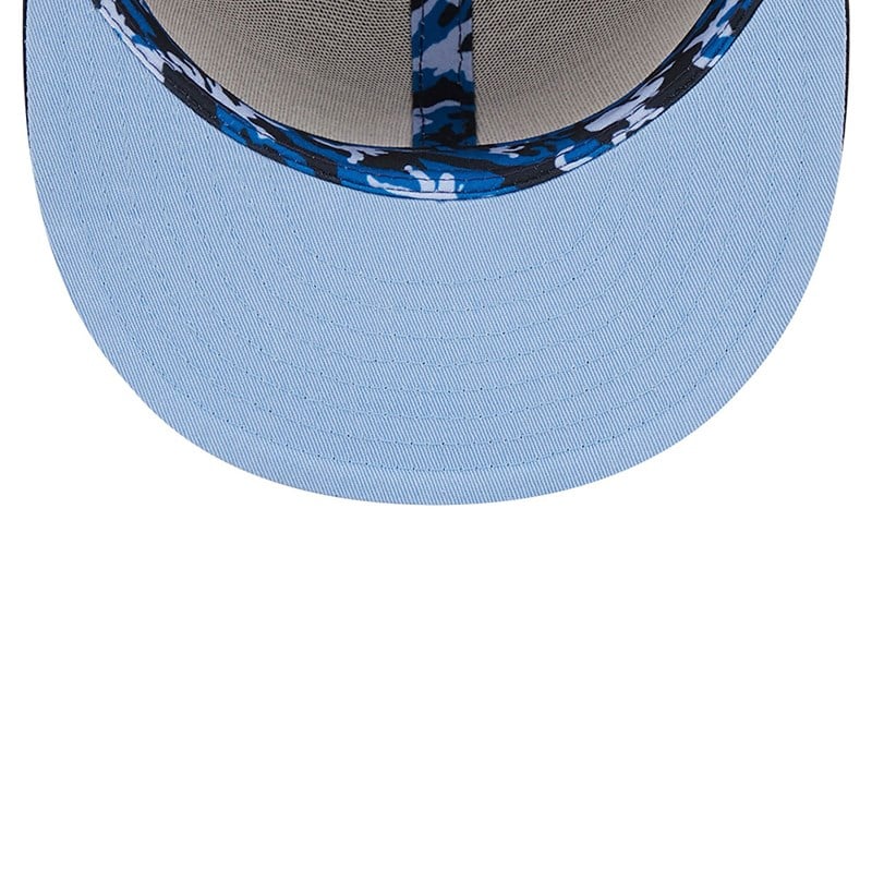 Blue New Era Detriot Tigers Monocamo Fitted Cap 59fifty | OKQN32456