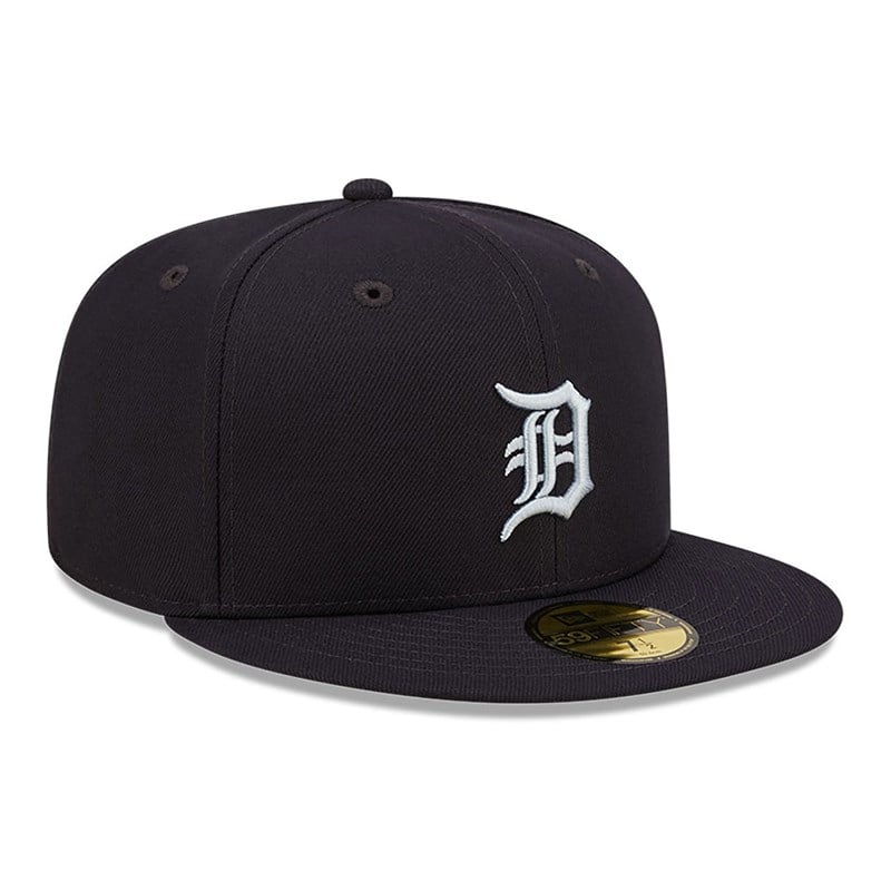 Blue New Era Detriot Tigers Monocamo Fitted Cap 59fifty | OKQN32456