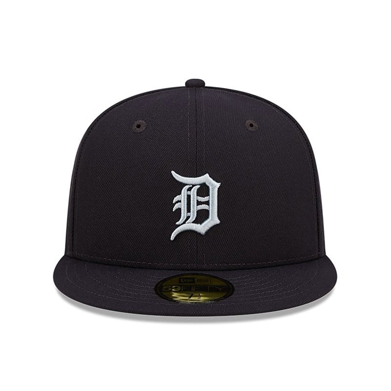 Blue New Era Detriot Tigers Monocamo Fitted Cap 59fifty | OKQN32456