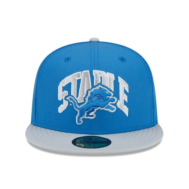 Blue New Era Detroit Lions X Staple Fitted Cap 59fifty | LDIZ42097