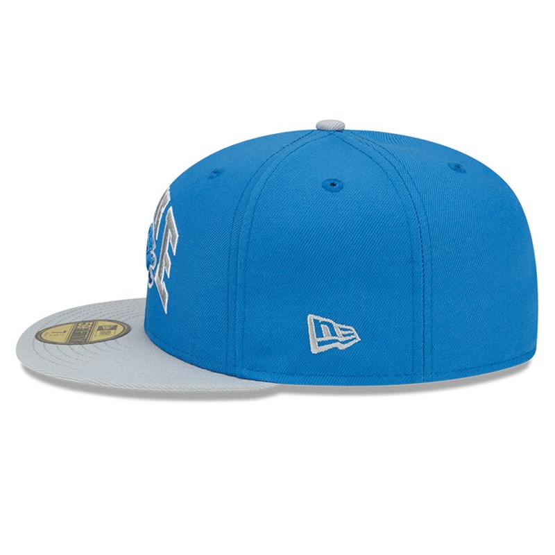 Blue New Era Detroit Lions X Staple Fitted Cap 59fifty | LDIZ42097