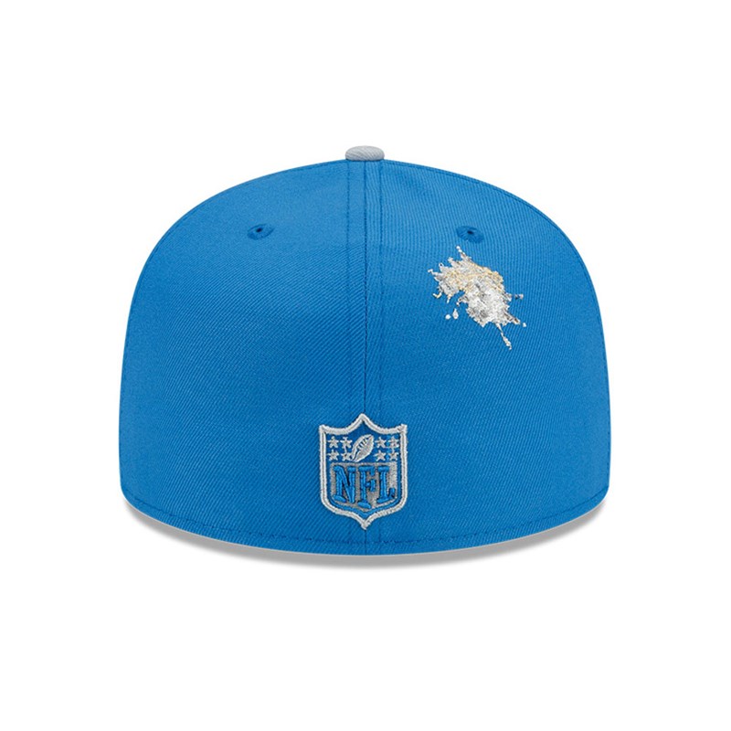 Blue New Era Detroit Lions X Staple Fitted Cap 59fifty | LDIZ42097