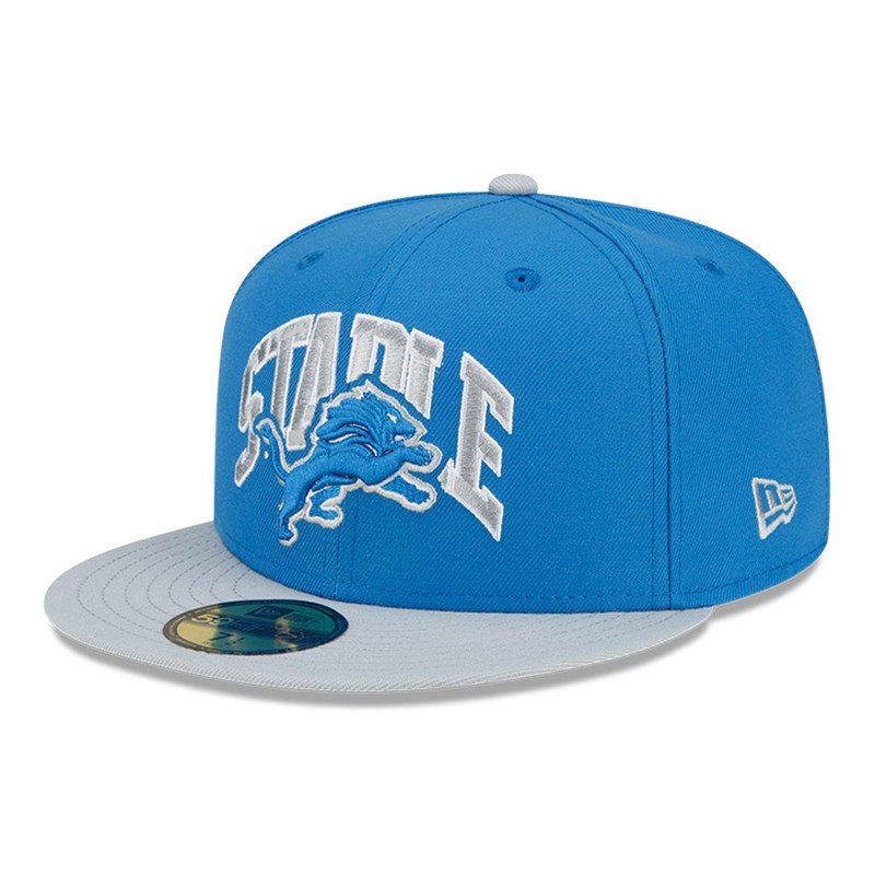 Blue New Era Detroit Lions X Staple Fitted Cap 59fifty | LDIZ42097