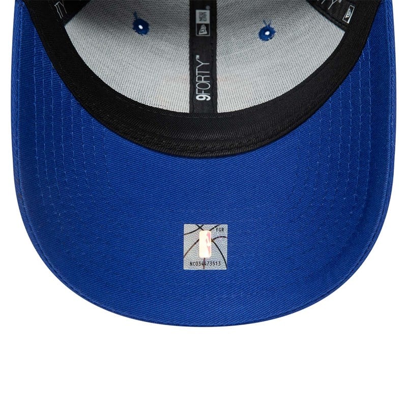 Blue New Era Detroit Pistons NBA Paris Games Adjustable Cap 9forty | EGKC48021