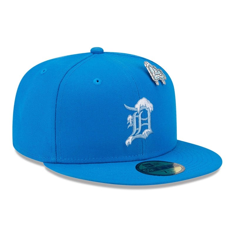 Blue New Era Detroit Tigers Day Fitted Cap 59fifty | NSRQ86274