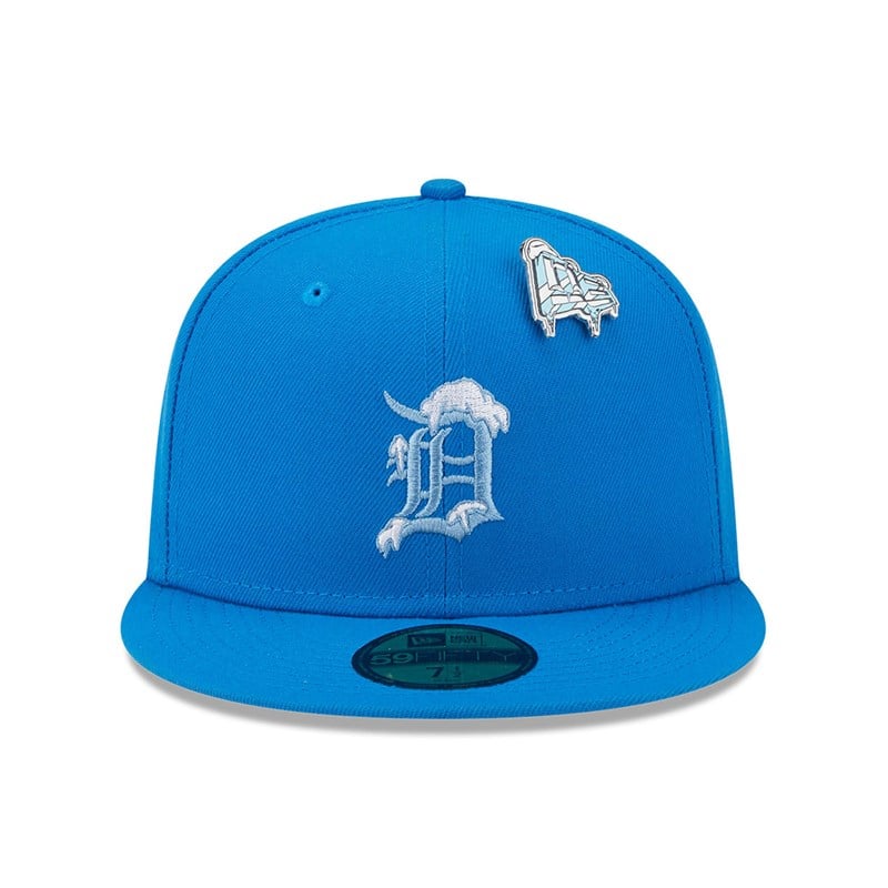 Blue New Era Detroit Tigers Day Fitted Cap 59fifty | NSRQ86274