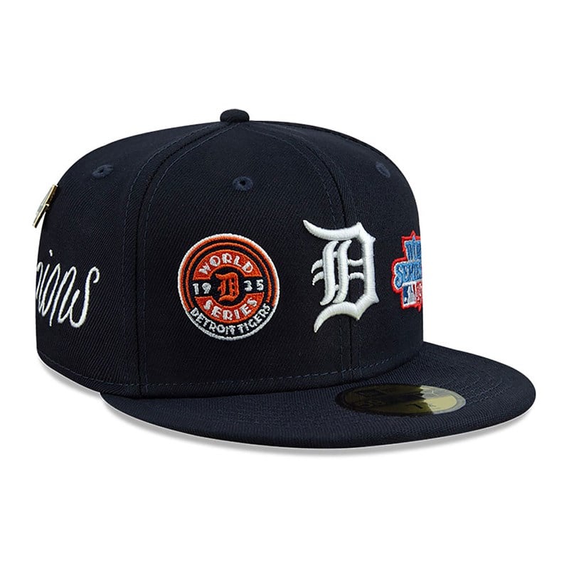 Blue New Era Detroit Tigers Historic Champs Fitted Cap 59fifty | PUJD18605