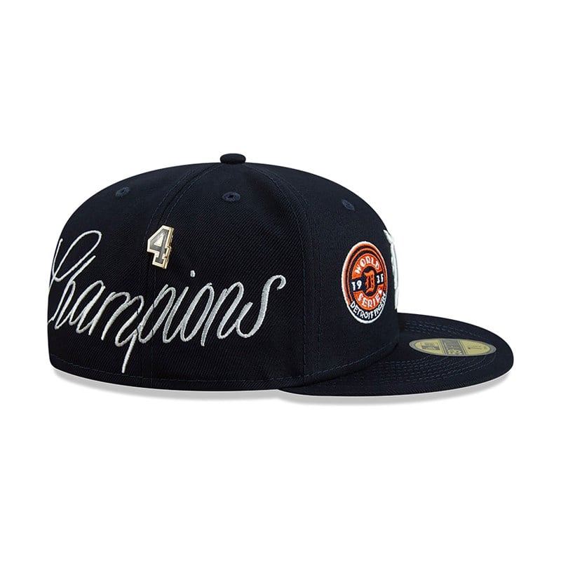 Blue New Era Detroit Tigers Historic Champs Fitted Cap 59fifty | PUJD18605