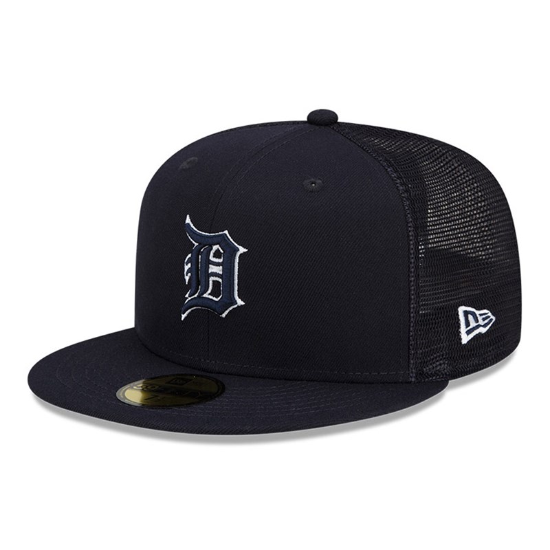 Blue New Era Detroit Tigers MLB Batting Practice Cap 59fifty | HVXC86953