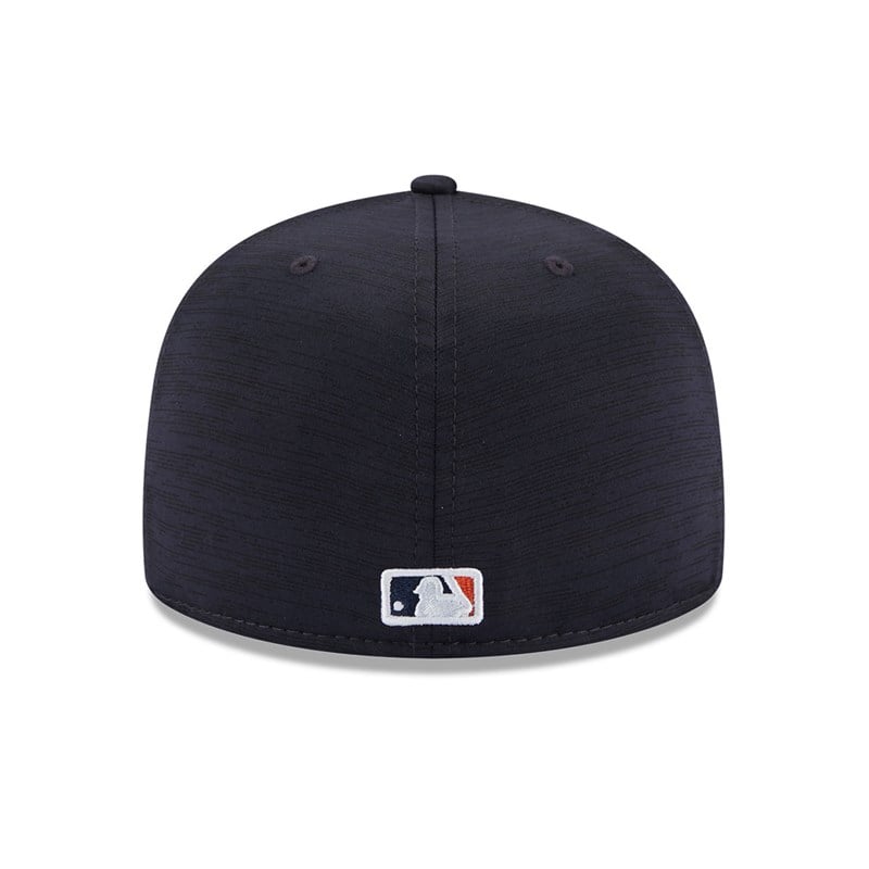 Blue New Era Detroit Tigers MLB Clubhouse Fitted Cap 59fifty | RVYL26809