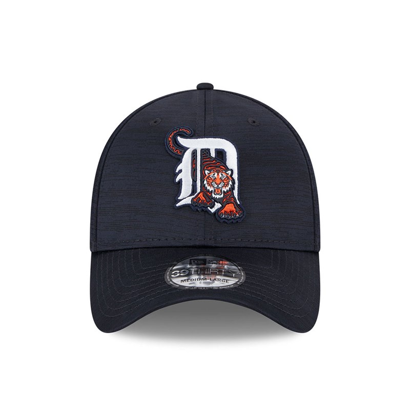 Blue New Era Detroit Tigers MLB Clubhouse Stretch Fit Cap 39thirty | USOC82319