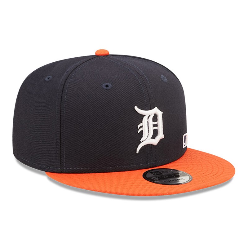 Blue New Era Detroit Tigers MLB Letter Arch Cap 9fifty | ZSXL21946