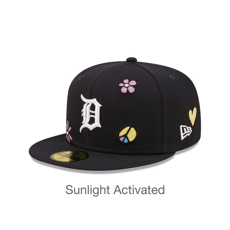 Blue New Era Detroit Tigers MLB Sunlight Pop Cap 59fifty | JCSA24890