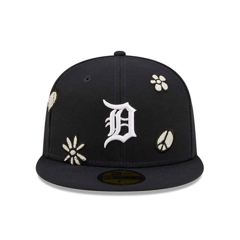 Blue New Era Detroit Tigers MLB Sunlight Pop Cap 59fifty | JCSA24890