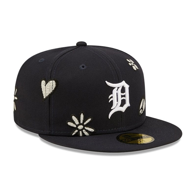 Blue New Era Detroit Tigers MLB Sunlight Pop Cap 59fifty | JCSA24890