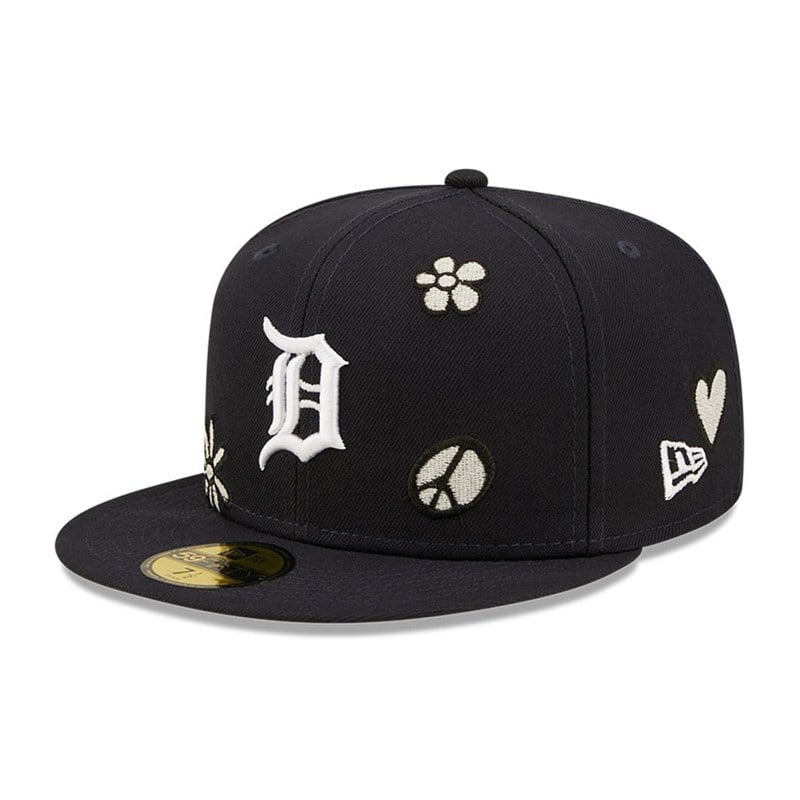 Blue New Era Detroit Tigers MLB Sunlight Pop Cap 59fifty | JCSA24890