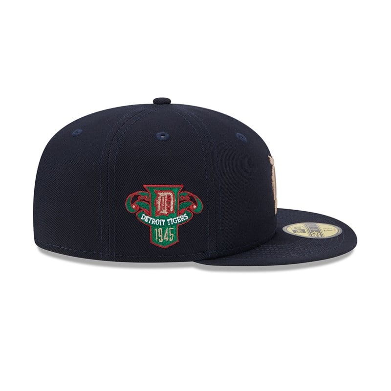 Blue New Era Detroit Tigers State Tartan Fitted Cap 59fifty | MFNY51924