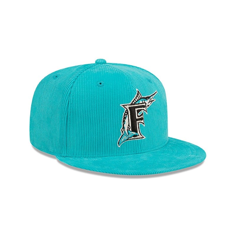 Blue New Era Florida Marlins Cooperstown Fitted Cap 59fifty | HKVJ62058