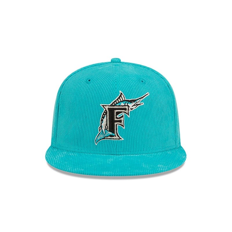 Blue New Era Florida Marlins Cooperstown Fitted Cap 59fifty | HKVJ62058