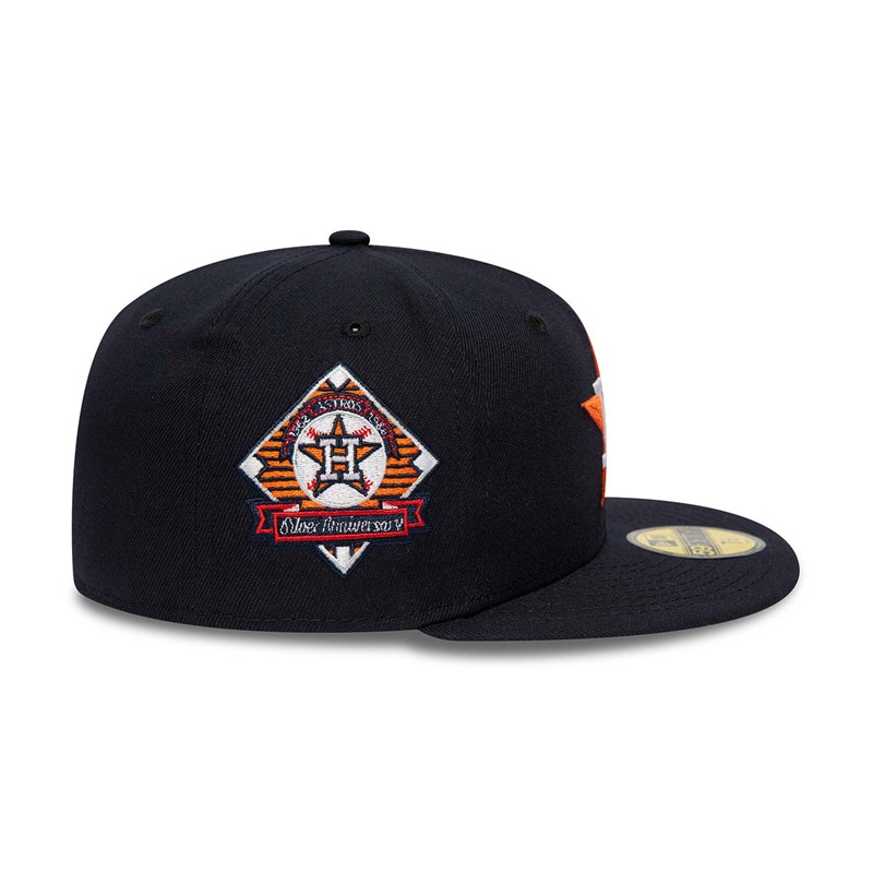 Blue New Era Houston Astros 25th Anniversary Fitted Cap 59fifty | LSBP87315