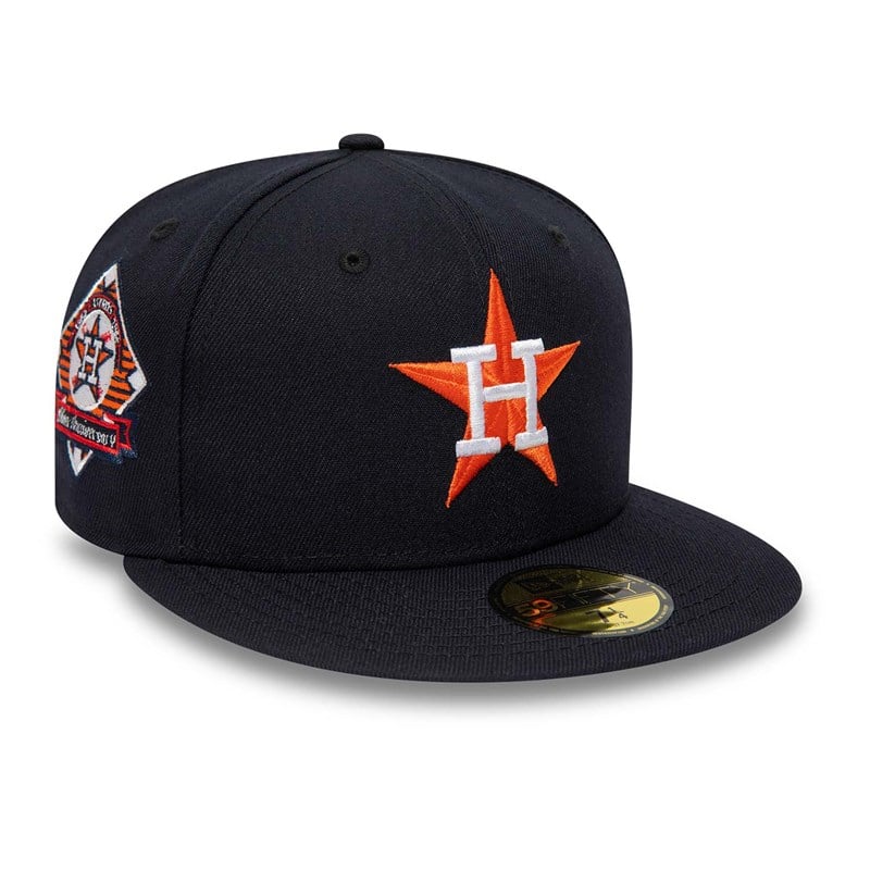 Blue New Era Houston Astros 25th Anniversary Fitted Cap 59fifty | LSBP87315