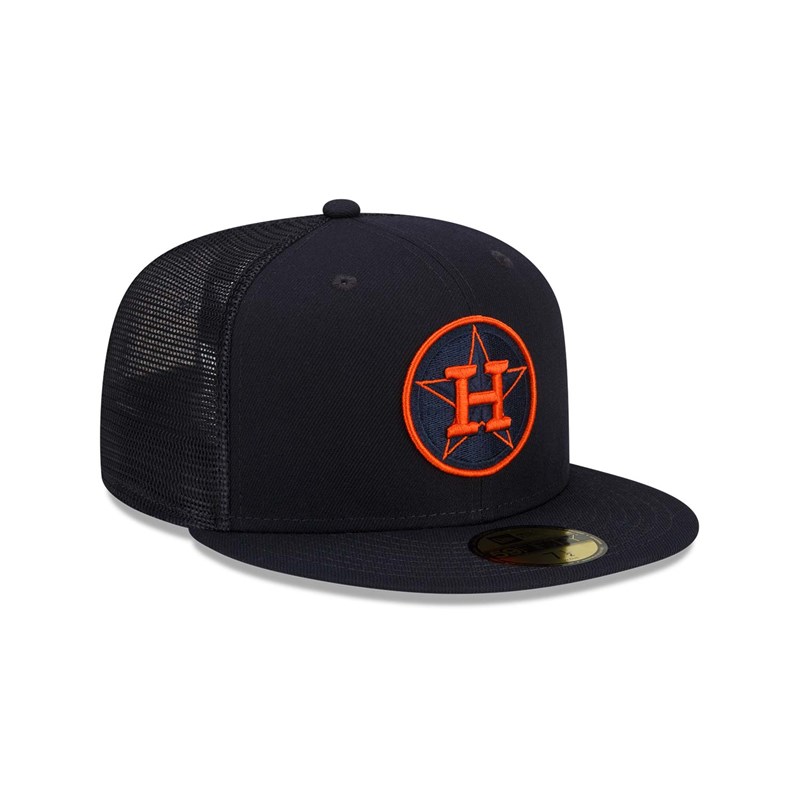 Blue New Era Houston Astros MLB Batting Practice Cap 59fifty | IRJZ98254