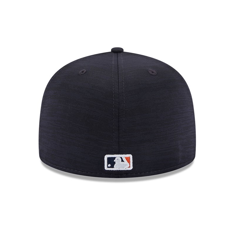 Blue New Era Houston Astros MLB Clubhouse Fitted Cap 59fifty | ULWD58230