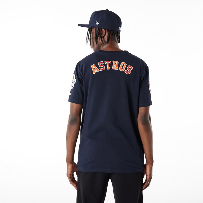 Blue New Era Houston Astros MLB Logo Select T-Shirt | OAXB32480