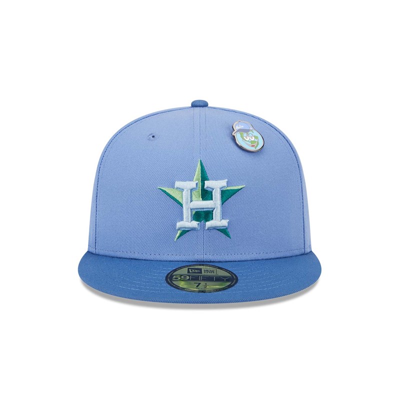 Blue New Era Houston Astros Outer Space Fitted Cap 59fifty | ABLC06124