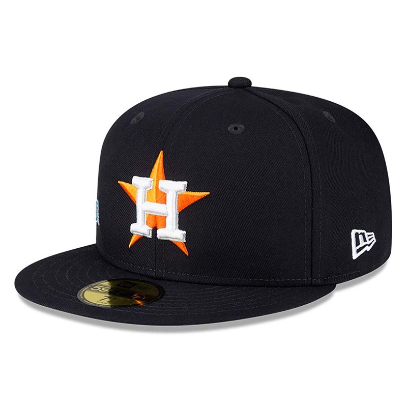 Blue New Era Houston Astros Stateview Fitted Cap 59fifty | AZVX72019