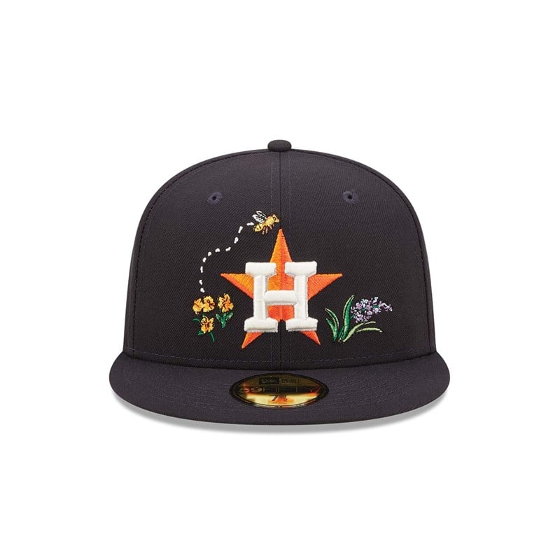 Blue New Era Houston Astros Watercolour Floral Cap 59fifty | MADU83901