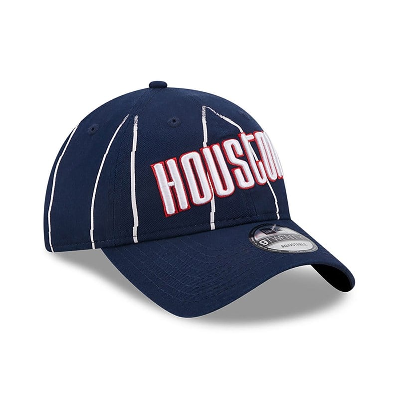 Blue New Era Houston Rockets Authentics City Edition Adjustable Cap 9twenty | GRFJ43802