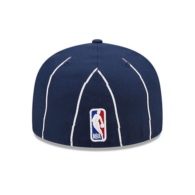 Blue New Era Houston Rockets Authentics City Edition Fitted Cap 59fifty | PMOC09843