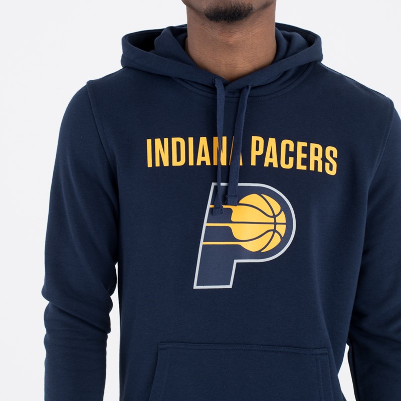 Blue New Era Indiana Pacers NBA Team Logo Hoodie | LGKY70492