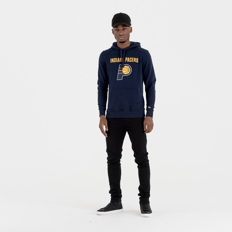 Blue New Era Indiana Pacers NBA Team Logo Hoodie | LGKY70492