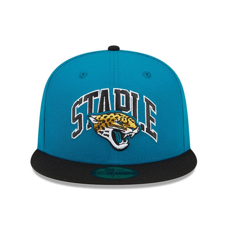 Blue New Era Jacksonville Jaguars X Staple Fitted Cap 59fifty | PZYS39412