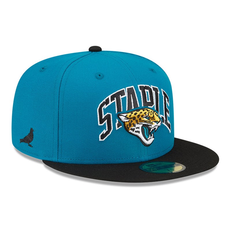 Blue New Era Jacksonville Jaguars X Staple Fitted Cap 59fifty | PZYS39412