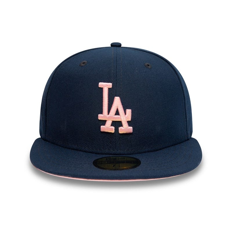 Blue New Era La Dodgers 100th Anniversary Fitted Cap 59fifty | HWTR53679