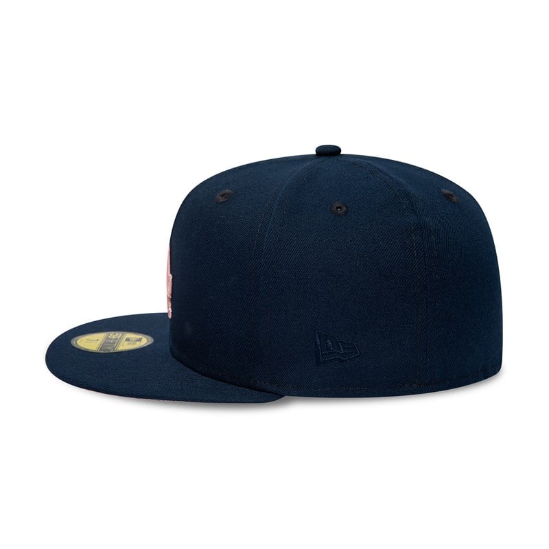 Blue New Era La Dodgers 100th Anniversary Fitted Cap 59fifty | HWTR53679