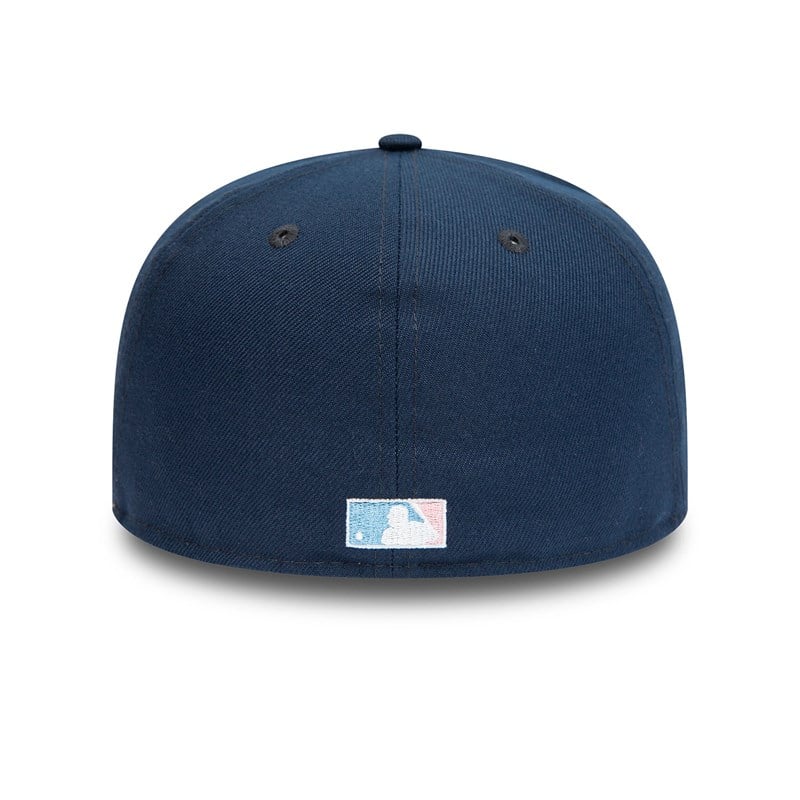 Blue New Era La Dodgers 100th Anniversary Fitted Cap 59fifty | HWTR53679