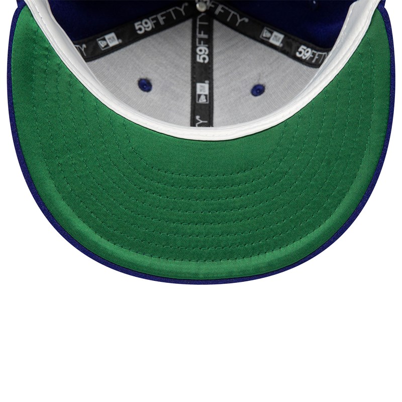 Blue New Era La Dodgers Anniversary Fitted Cap 59fifty | JETG05127