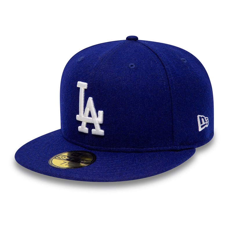 Blue New Era La Dodgers Anniversary Fitted Cap 59fifty | JETG05127